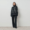 Блуза О24.Ш44.403 черный мрамор