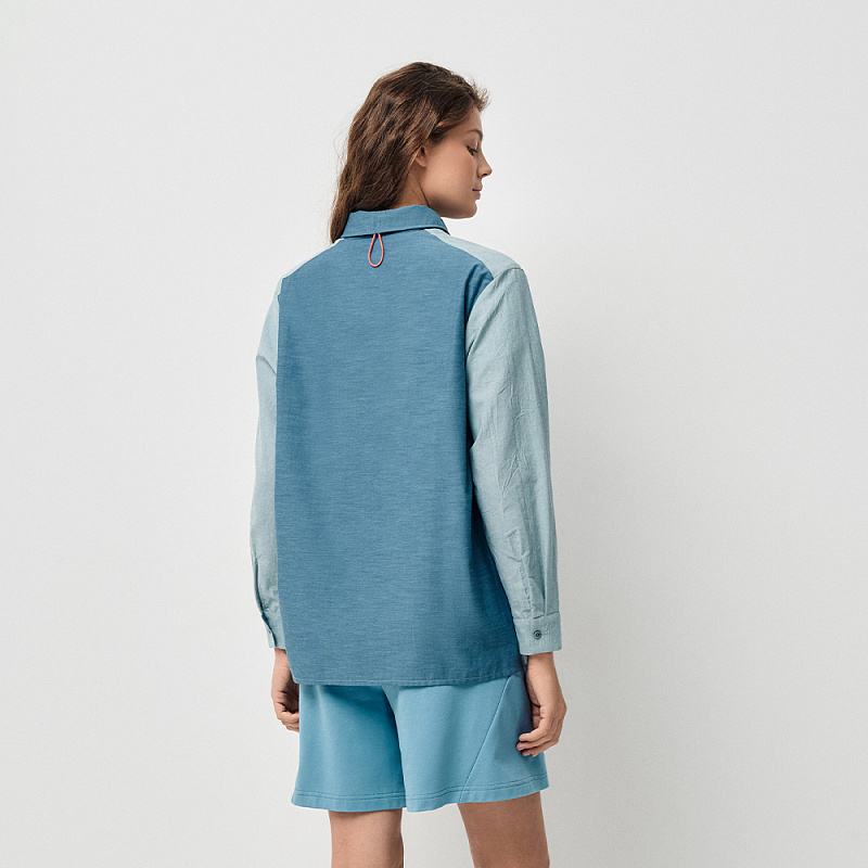 Блуза WВ25.Ш42.411 голубой мираж