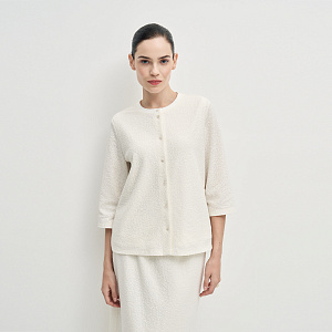 Блуза В26.Ш40.533/1 белоснежная канва