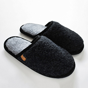 Домашние тапочки Тайга серый