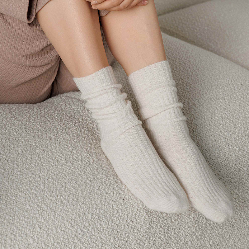 Носки WH Альпака 504/088 молочный