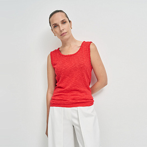 Жилет (топ) B26.ТИ85.269/2 красный мрамор