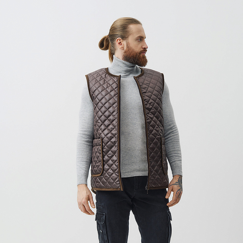 Жилет Локки коричневый
