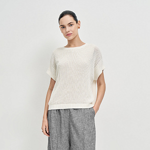 Жилет B26.ТИ85.265/1 белая парча