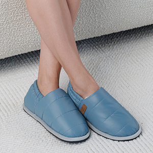 Домашние тапочки Мирт голубой