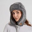 Шапка Жаклин черный меланж