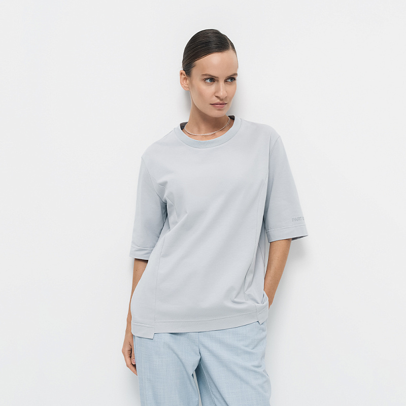 Блуза В25.Ш45.279 серый мел