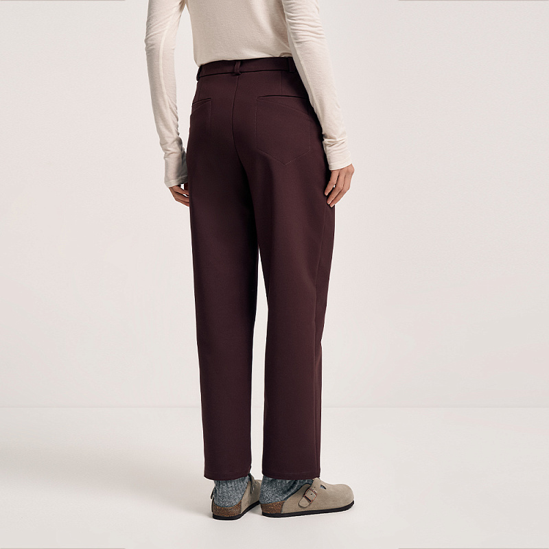 Брюки О25.Ш21.261 бордовый кармин