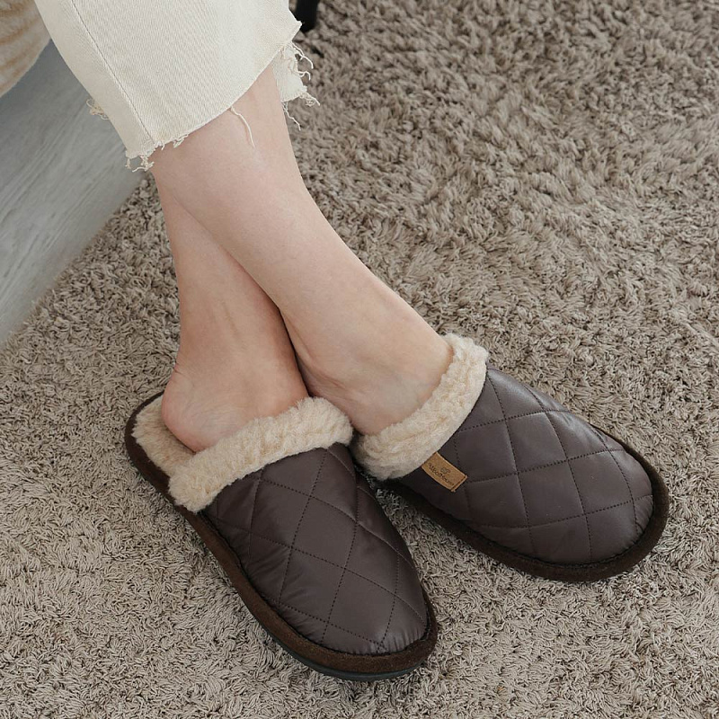 Домашние тапочки Камо коричневый