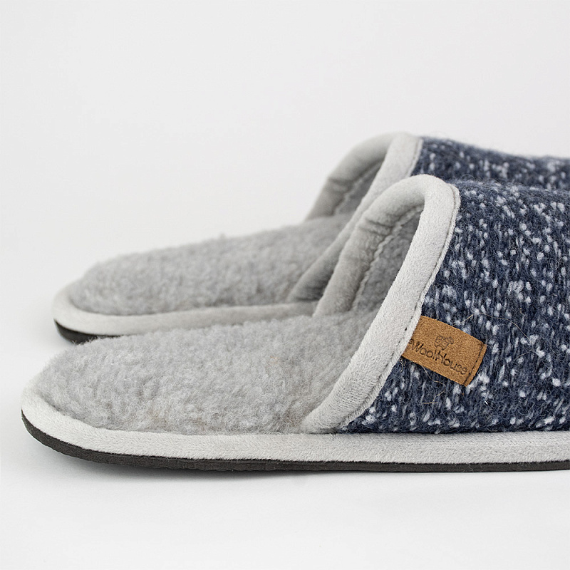 Домашние тапочки Морано синий