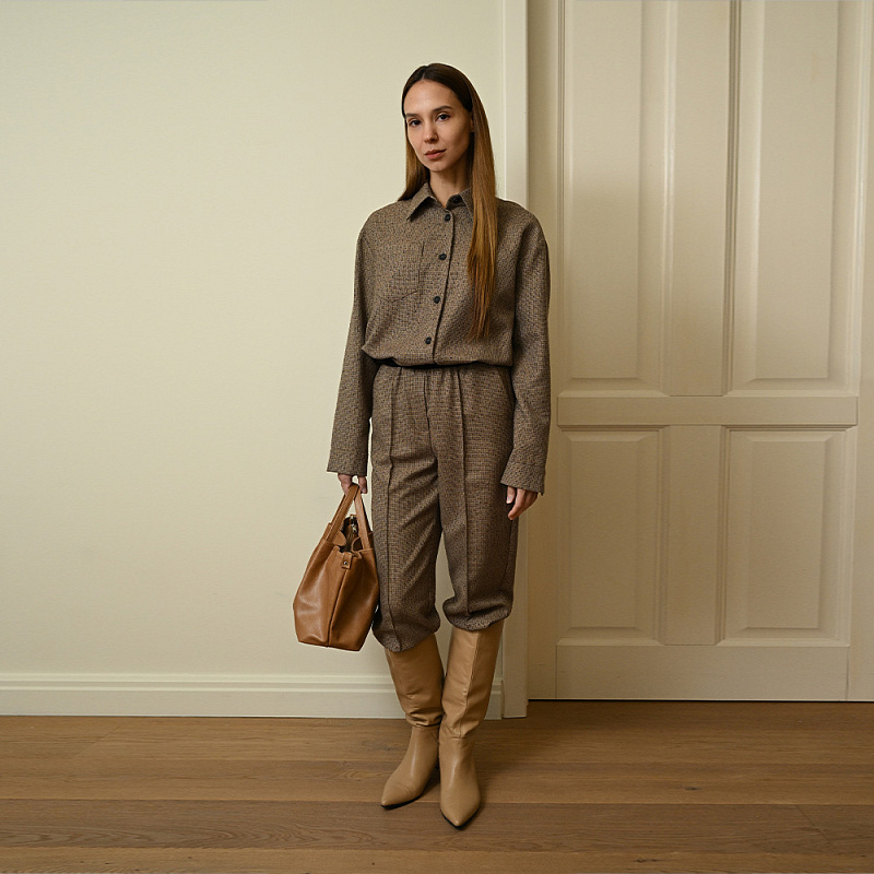 Брюки О25.Ш21.141 медовая венера