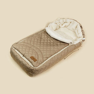 Конверт меховой бежевый