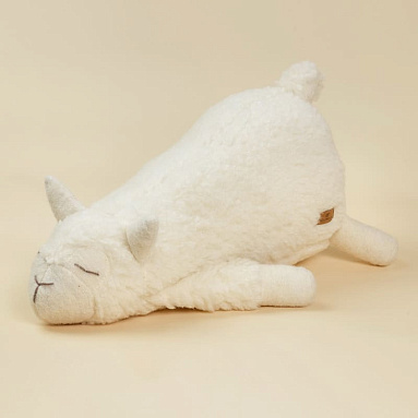Подушка Лама-мама (белая 60 см)