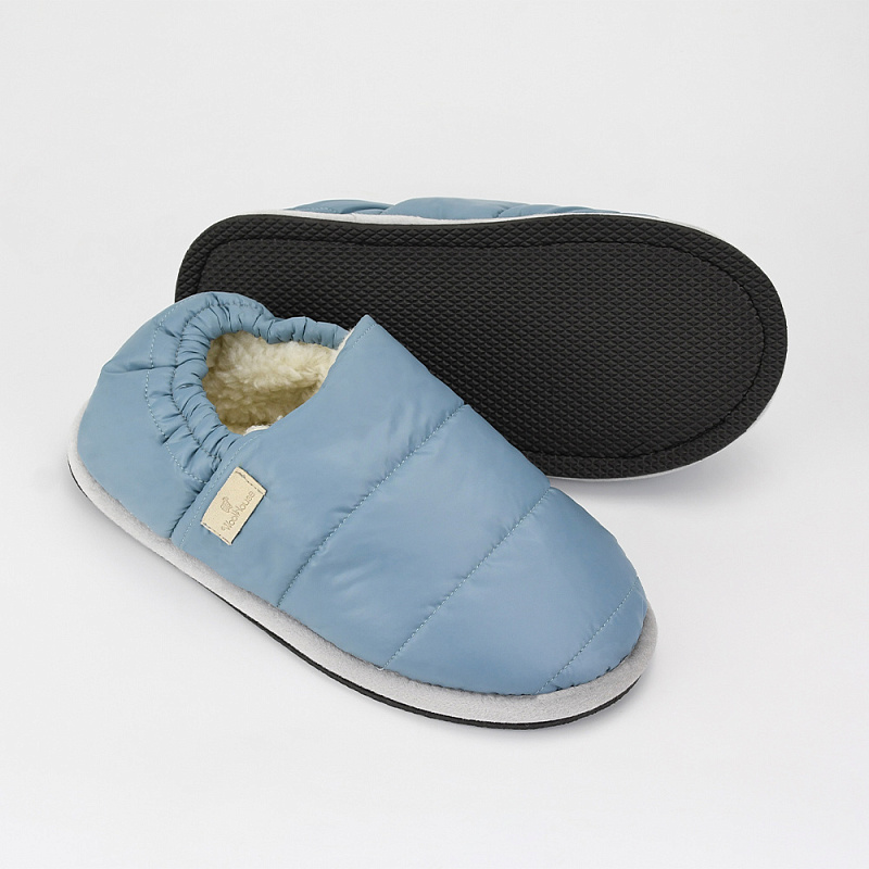 Домашние тапочки Мирт голубой