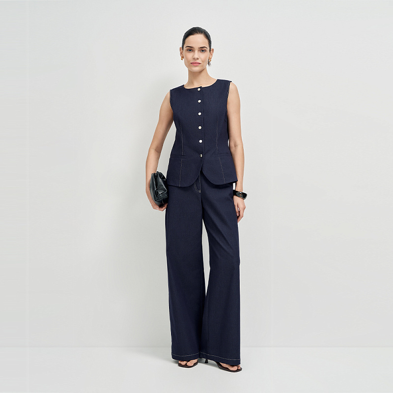 Жилет В26.Ш01.032 звёздный холст