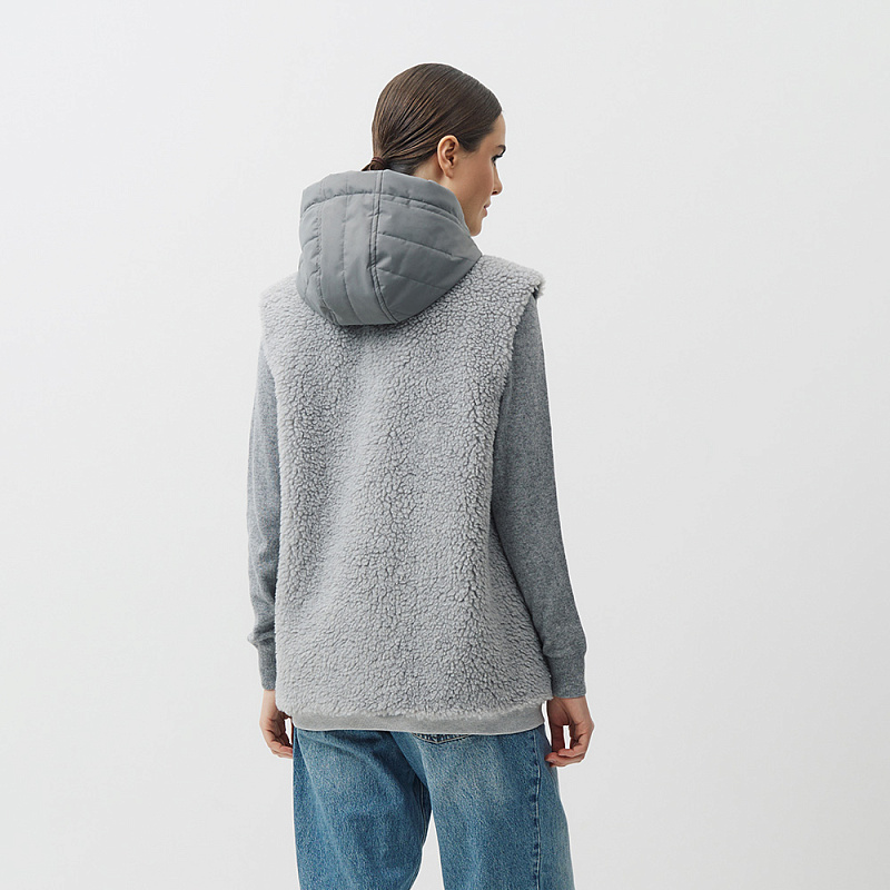 Жилет Альба серый