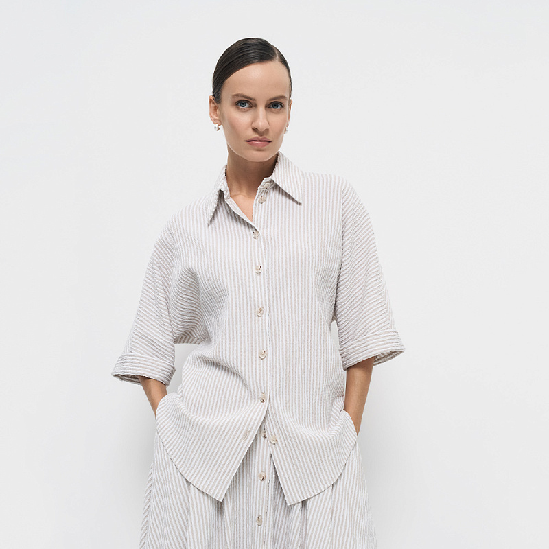 Блуза В25.Ш42.419 миндальное безе