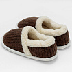 Домашние тапочки Терма коричневый