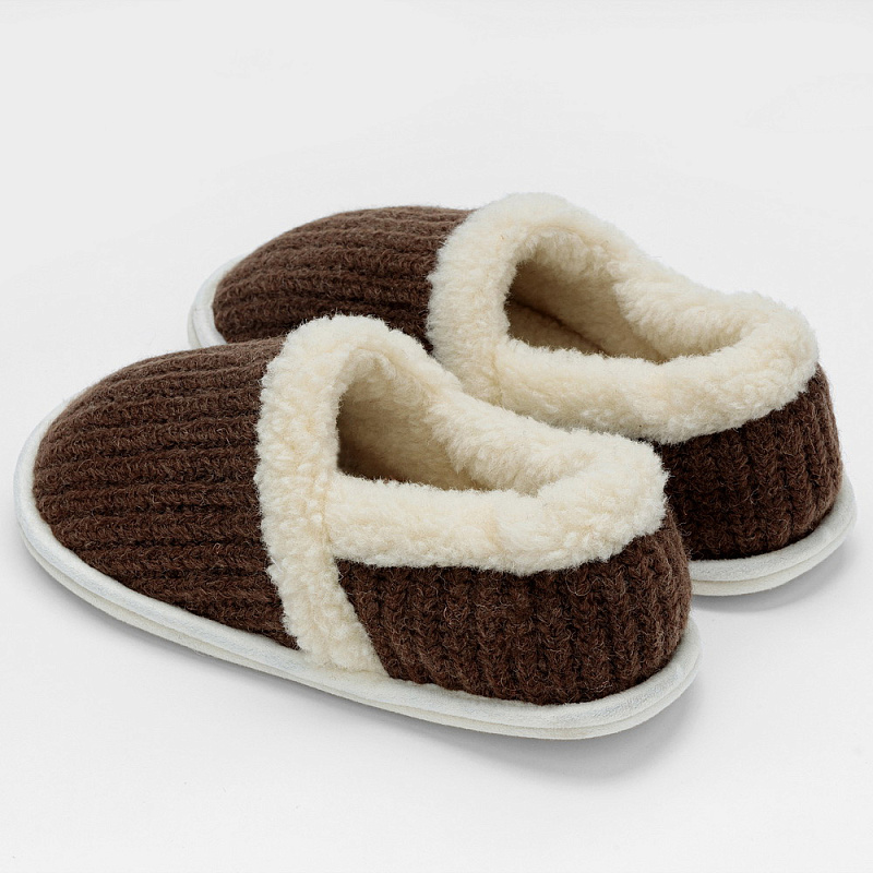 Домашние тапочки Терма коричневый