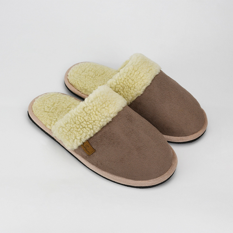 Домашние тапочки Терра бежевый