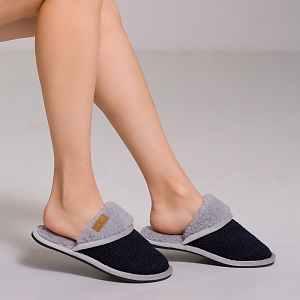 Домашние тапочки Мелс синий