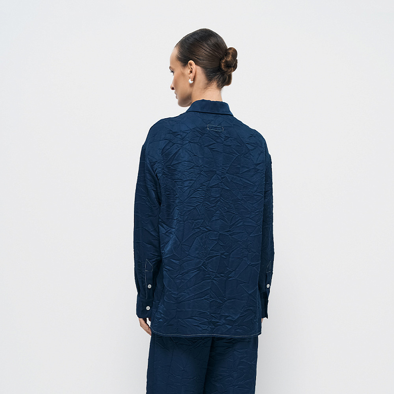 Блуза В25.Ш42.422 полночный синий