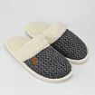 Домашние тапочки Эрия серый