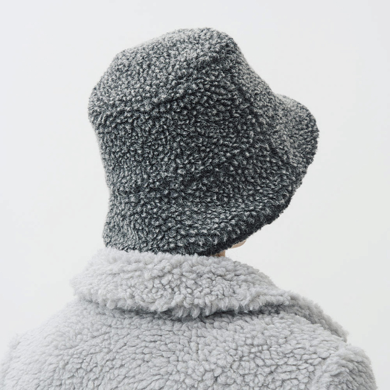 Шапка Одри черный меланж