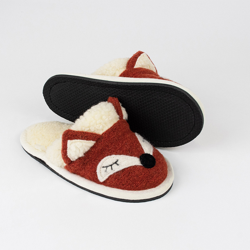 Домашние тапочки Лисёнок