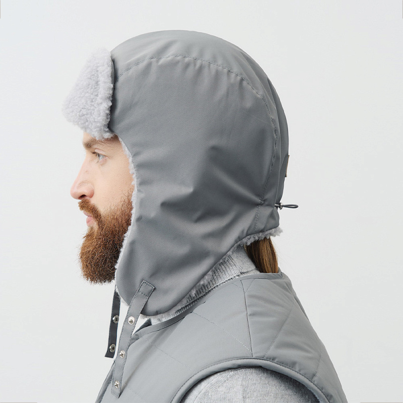 Шапка Ника серый