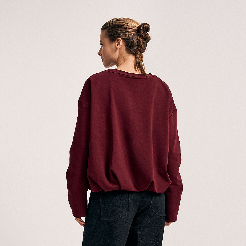 Блуза О25.Ш44.494 рубиновый краплак