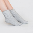 Носки меховые стрейч серый
