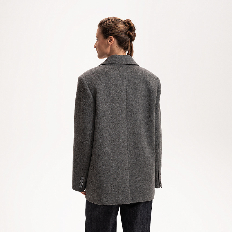 Полупальто О25.Ш98.141 грозовое небо