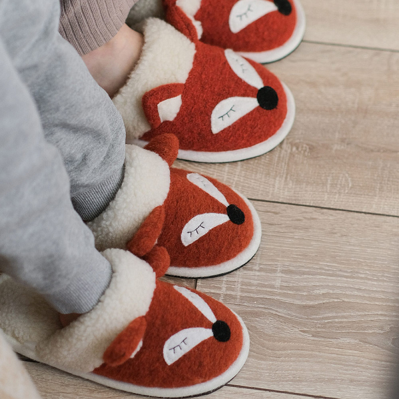 Домашние тапочки Лисёнок