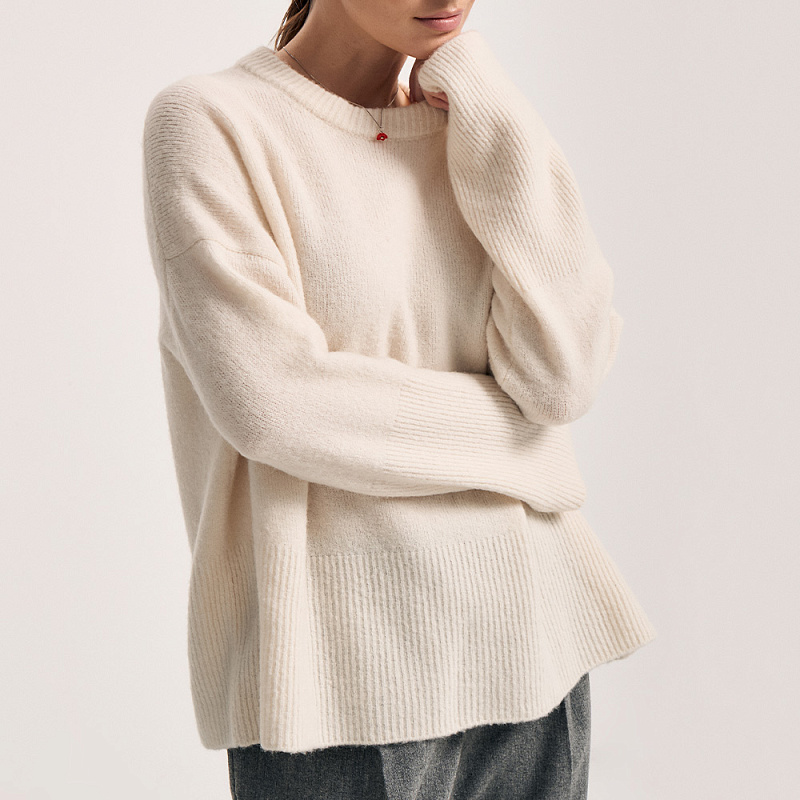 Пуловер О25.Т80.261/1 полярная луна