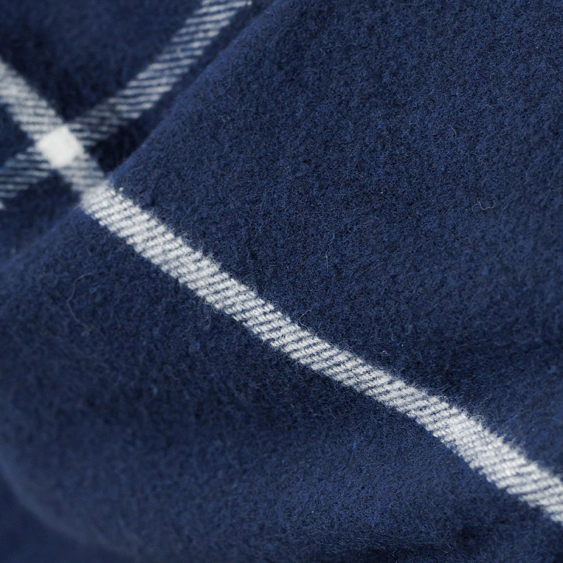 Плед Трентино синяя клетка