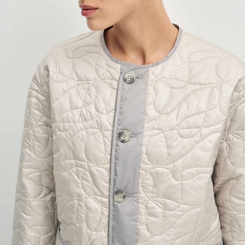 Куртка В26.Ш94.135 жемчужная поталь