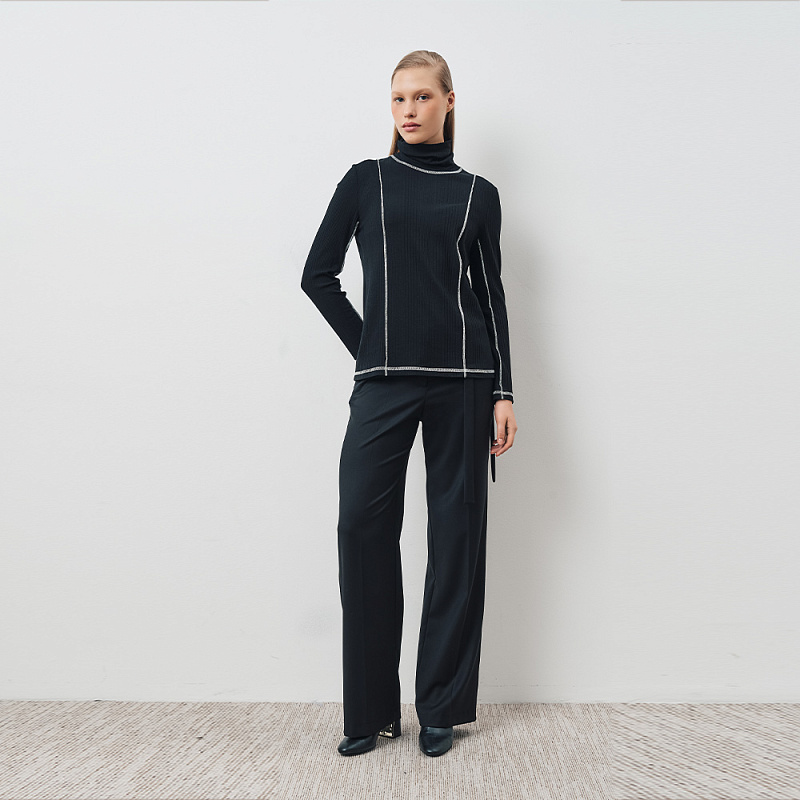 Брюки О24.Ш20.147/1 обсидиановый