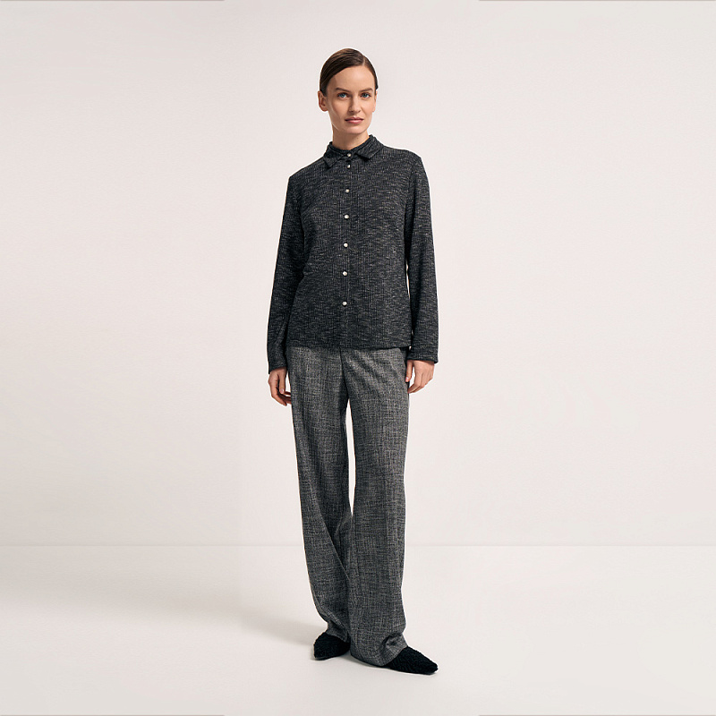 Блуза О25.Ш44.469 серебряный уголь