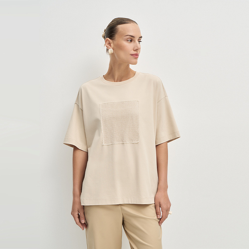 Блуза В26.Ш45.562/1 перламутровая тень