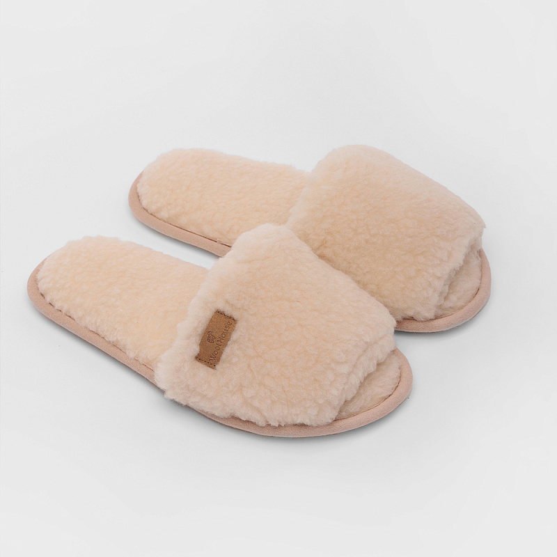 Домашние тапочки Монблан бежевый