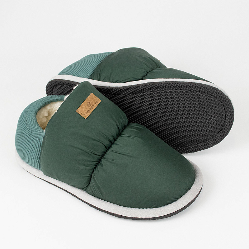 Домашние тапочки Юта малахит