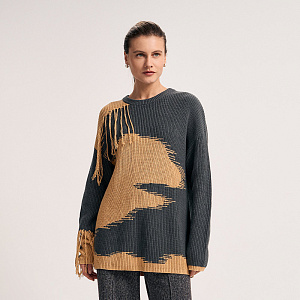 Пуловер О25.ТИ80.257 горящая звезда