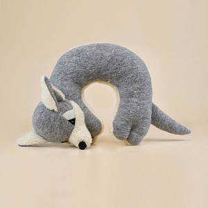 Подушка Рогалик Волк Ипполит