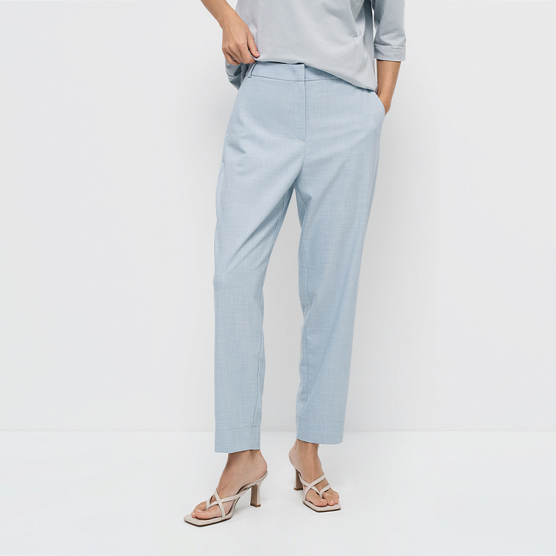 Брюки В25.Ш21.387 голубой перламутр