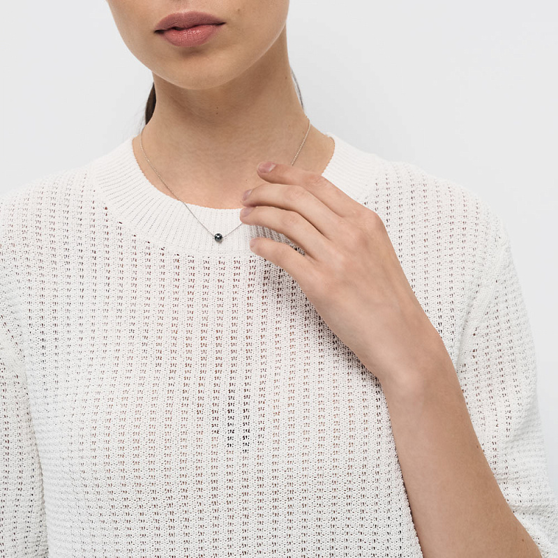 Пуловер В25.ТИ80.244 шелковый бисер