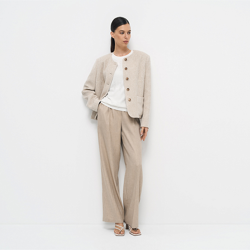 Брюки В25.Ш20.223 миндальное масло