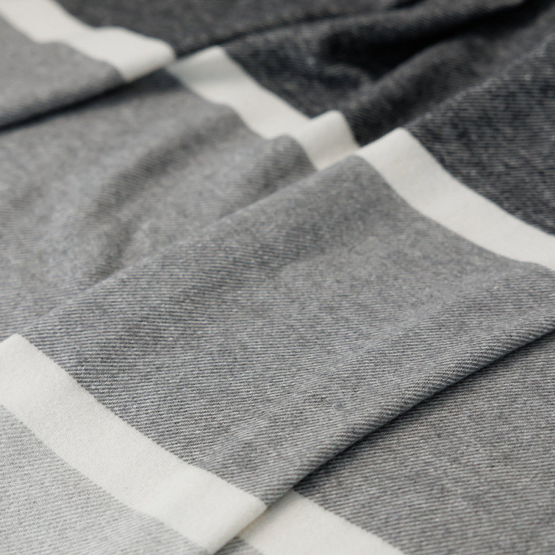 Плед Трентино серая полоска