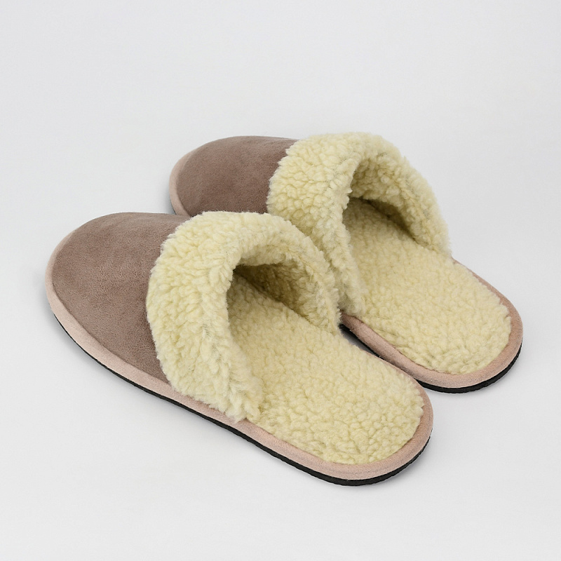 Домашние тапочки Терра бежевый