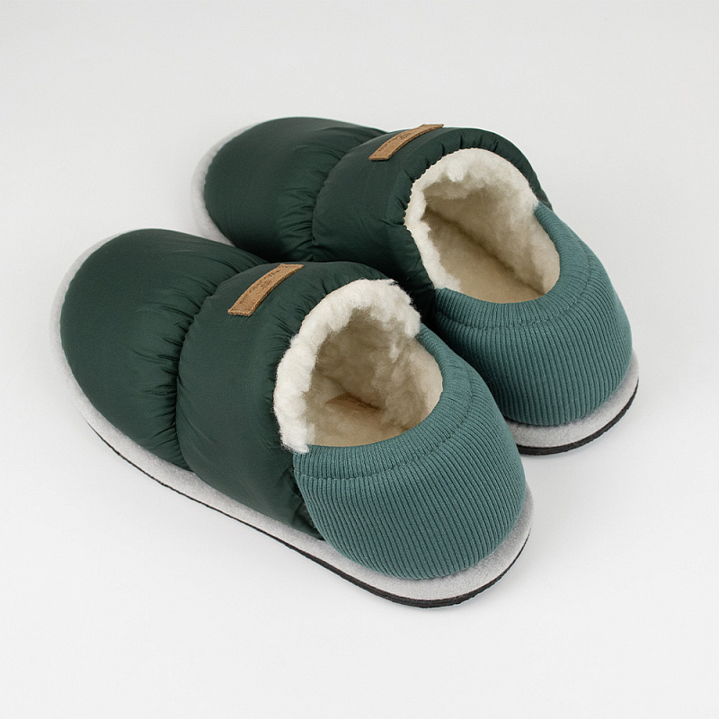 Домашние тапочки Юта малахит